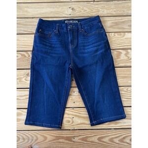 NWT Enjean Bermuda Shorts Size 1 Women’s Blue Denim MSRP $49.50